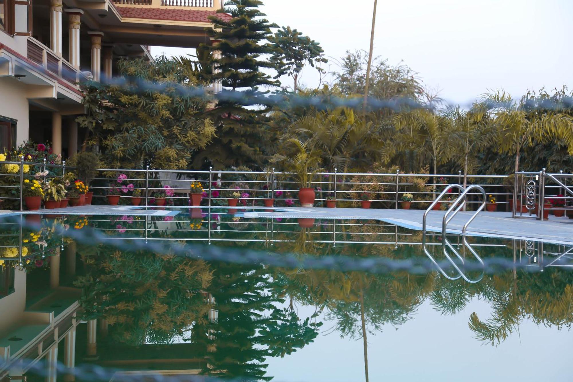Hotel Royal Safari Sauraha Extérieur photo